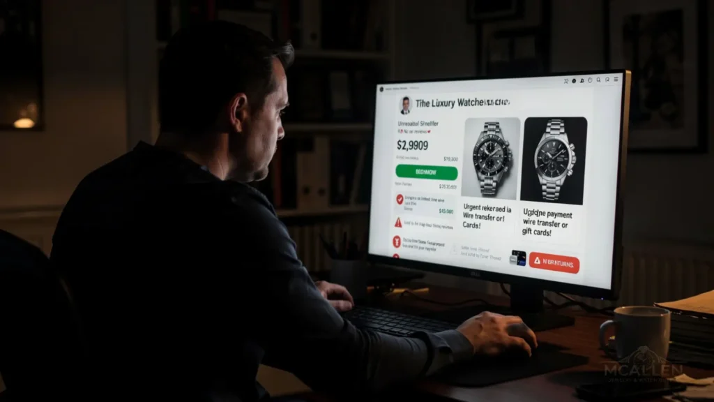 How to Avoid Scams: The Dangers of Selling Luxury Watches on Online Marketplaces